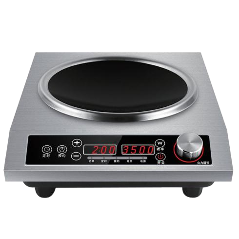 Commercial Use 4200W Induction Cooker Non Stick Arc-shaped Surface High Power Fast Cook For Hotel Canteen Restaurant Use