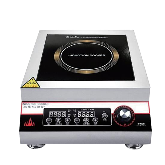  Commercial Use 6000W Induction Cooker Non Stick Arc-shaped Surface High Power Fast Cook For Hotel Canteen Restaurant Use 